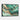 Cascading Emerald and Gold Abstraction Framed Canvas (Black) / 48 x 32