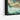 Cascading Emerald and Gold Abstraction Framed Canvas (Black) / 48 x 32