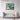 Cascading Emerald and Gold Abstraction Framed Canvas (Black) / 32 x 24