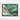 Cascading Emerald and Gold Abstraction Framed Canvas (Black) / 40 x 30