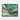Cascading Emerald and Gold Abstraction Framed Canvas (Black) / 14 x 11