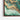 Cascading Emerald and Gold Abstraction Framed Canvas (Walnut) / 48 x 32
