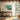 Cascading Emerald and Gold Abstraction Framed Canvas (Walnut) / 48 x 32