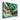 Cascading Emerald and Gold Abstraction Canvas Wrap / 32 x 24