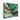 Cascading Emerald and Gold Abstraction Canvas Wrap / 14 x 11