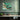 Cascading Emerald and Gold Abstraction Canvas Wrap / 20 x 16