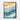 Azure Horizons: Abstract Earth Layers Framed Canvas (Black) / 18 x 24