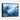 Cascading Azure Dreamscape Journey Framed Canvas (Black) / 24 x 18
