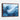 Cascading Azure Dreamscape Journey Framed Canvas (Walnut) / 40 x 30