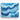 Serene Blue Waves Abstract Artwork Canvas Wrap / 14 x 11