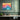 Vibrant Horizons: Abstract Art Journey Framed Canvas (Black) / 10 x 8