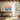 Vibrant Horizons: Abstract Art Journey Framed Canvas (Walnut) / 32 x 24