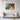 Cosmic Dance of Colorful Bubbles Framed Canvas (Black) / 48 x 32