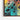 Cosmic Dance of Colorful Bubbles Framed Canvas (Walnut) / 48 x 32