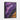 Cosmic Dance of Purple and Gold Framed Canvas (Black) / 30 x 40