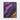 Cosmic Dance of Purple and Gold Framed Canvas (Black) / 16 x 20