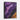 Cosmic Dance of Purple and Gold Framed Canvas (Black) / 8 x 10