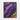 Cosmic Dance of Purple and Gold Framed Canvas (Walnut) / 8 x 10