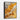Golden Whispers of Abstract Depths Framed Canvas (Black) / 16 x 20