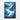 The Azure Dreamscape Swirling Canvas Framed Canvas (Black) / 32 x 48