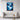 The Azure Dreamscape Swirling Canvas Framed Canvas (Walnut) / 30 x 40