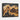 Enigmatic Depths of Golden Swirls Framed Canvas (Black) / 10 x 8
