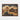 Enigmatic Depths of Golden Swirls Framed Canvas (Walnut) / 24 x 18