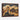 Enigmatic Depths of Golden Swirls Framed Canvas (Walnut) / 40 x 30