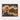 Enigmatic Depths of Golden Swirls Framed Canvas (Walnut) / 20 x 16