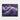 Cosmic Waves of Amethyst Stardust Framed Canvas (Black) / 14 x 11