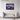 Cosmic Waves of Amethyst Stardust Framed Canvas (Walnut) / 48 x 32