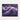 Cosmic Waves of Amethyst Stardust Framed Canvas (Walnut) / 10 x 8