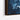 Cosmic Whispers in Azure Thoughts Framed Canvas (Black) / 32 x 48