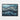 Cascading Ocean Blues Abstract Framed Canvas (Black) / 40 x 30