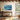 Cascading Oceanic Dreamscape Layers Framed Canvas (Black) / 30 x 20