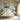 Vivid Dreamscape of Chromatic Layers Framed Canvas (Walnut) / 20 x 16