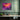 Vibrant Dreamscape of Surreal Colors Framed Canvas (Black) / 20 x 16