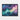 Cosmic Ripple in Celestial Hues Framed Canvas (Black) / 24 x 18