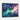 Cosmic Ripple in Celestial Hues Framed Canvas (Black) / 20 x 16