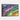 Cosmic Ripple in Vivid Hues Journey Framed Canvas (Walnut) / 30 x 20