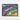 Cosmic Ripple in Vivid Hues Journey Framed Canvas (Walnut) / 24 x 18