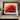Crimson Waves of Abstract Gold Fine Art Print / 32 x 24