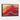 Crimson Waves of Abstract Gold Framed Canvas (Black) / 48 x 32