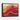 Crimson Waves of Abstract Gold Framed Canvas (Black) / 24 x 18