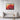 Crimson Waves of Abstract Gold Framed Canvas (Black) / 40 x 30
