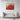 Crimson Waves of Abstract Gold Framed Canvas (Walnut) / 32 x 24