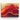 Crimson Waves of Abstract Gold Canvas Wrap / 10 x 8