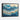 Golden Veins in Oceanic Depths Framed Canvas (Black) / 32 x 24