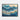 Golden Veins in Oceanic Depths Framed Canvas (Black) / 10 x 8