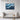 Ocean Depths: Abstract Blue Textures Framed Canvas (Black) / 30 x 20